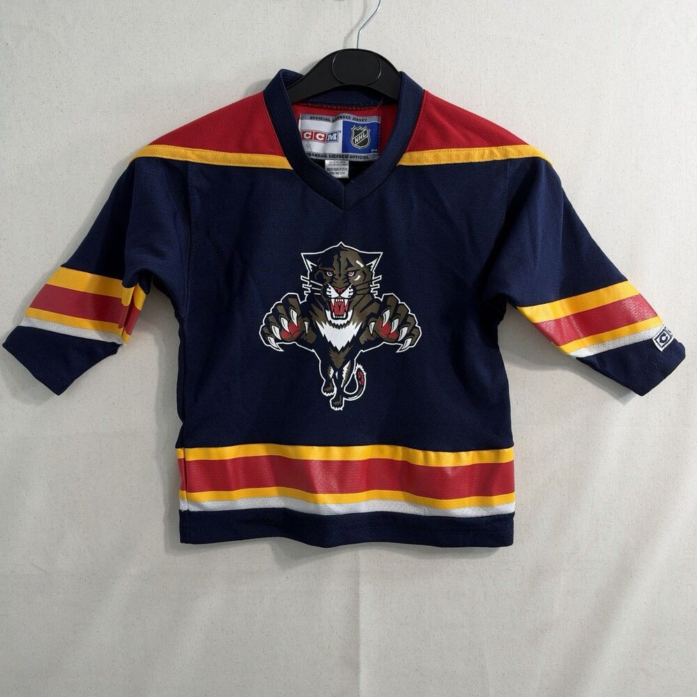 Florida Panthers CCM NHL Hockey Jersey Toddler 2T-4T Kids Vintage Style